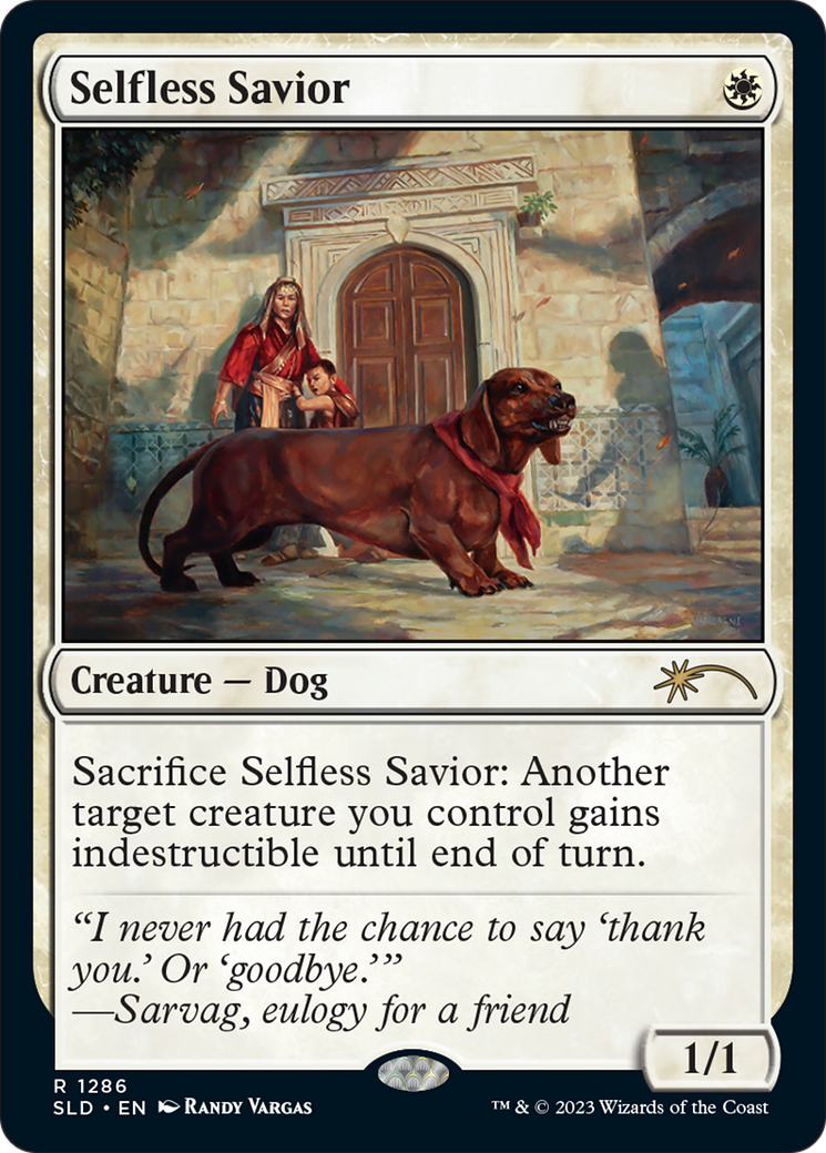 Image of Selfless Savior (SLD-1286) - Secret Lair Drop