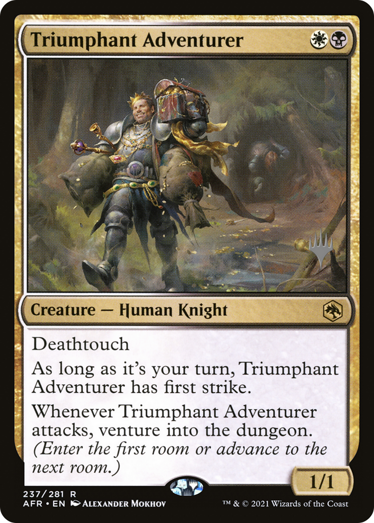 Image of Triumphant Adventurer (PPAFR-237) - Adventures in the Forgotten Realms Promos