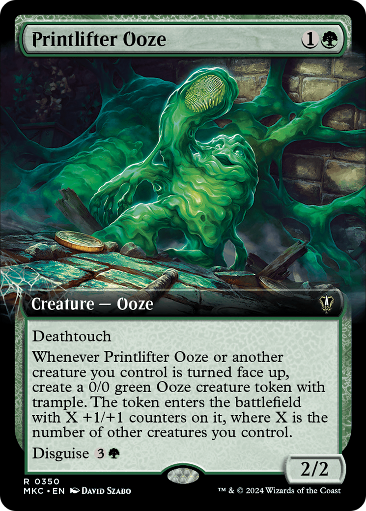 Image of Printlifter Ooze (Extended Art) (MKC-350) - Murders at Karlov Manor Commander: (Extended Art)