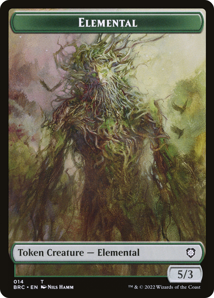 Image of Elemental (TBRC-014) - The Brothers' War Commander Tokens