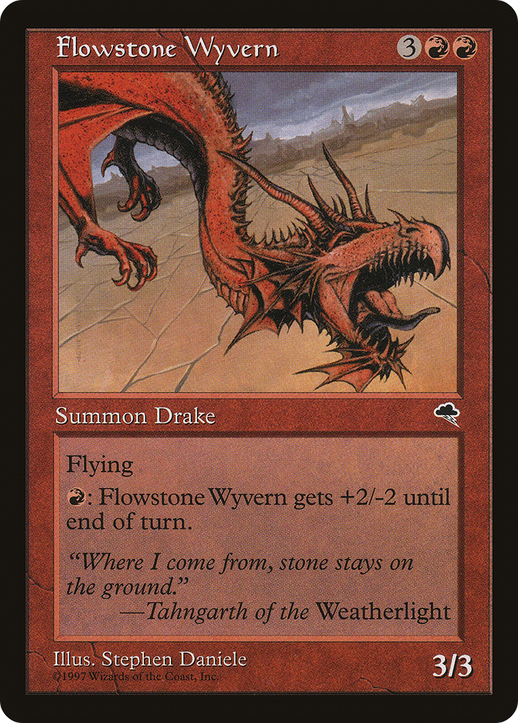 Image of Flowstone Wyvern (TMP-176) - Tempest