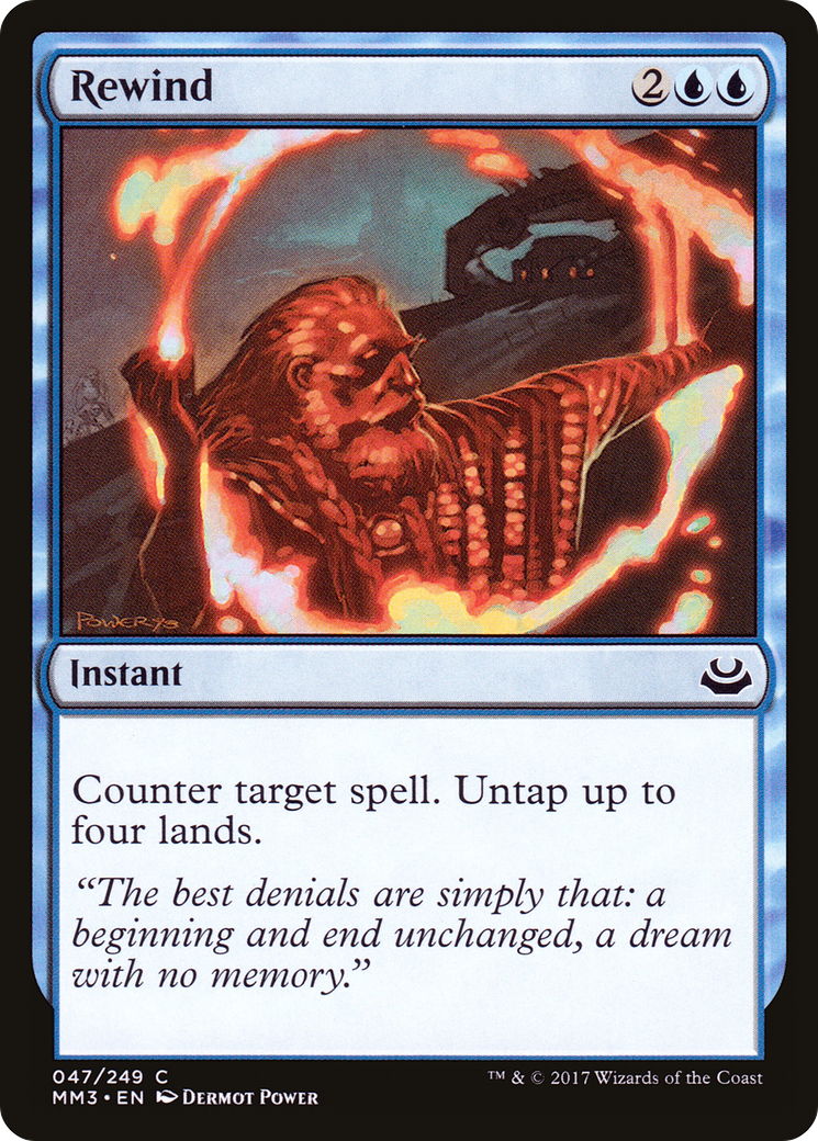 Image of Rewind (MM3-047) - Modern Masters 2017 Foil