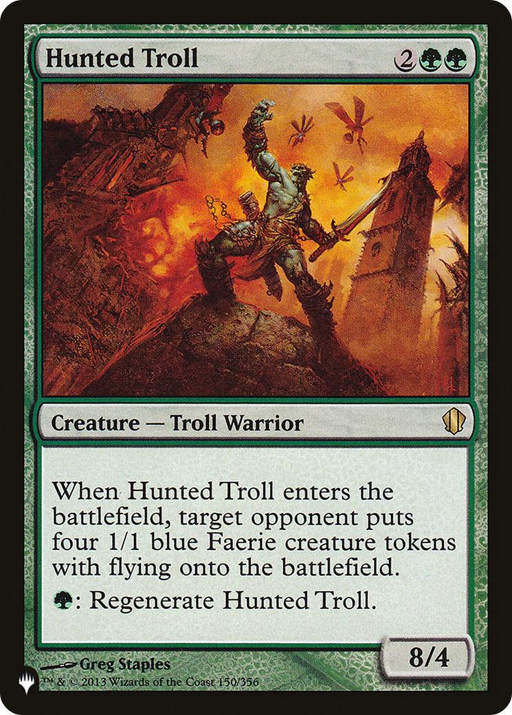 Image of Hunted Troll (LIST-150/356) - The List