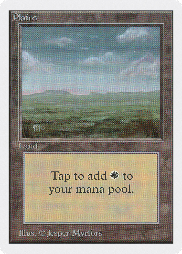 Image of Plains (C) (2ED-) - Unlimited Edition