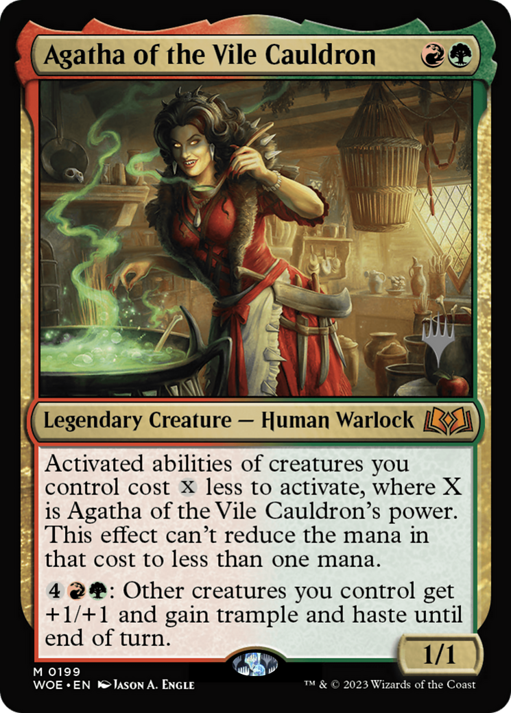 Image of Agatha of the Vile Cauldron (PPWOE-199) - Wilds of Eldraine Promos