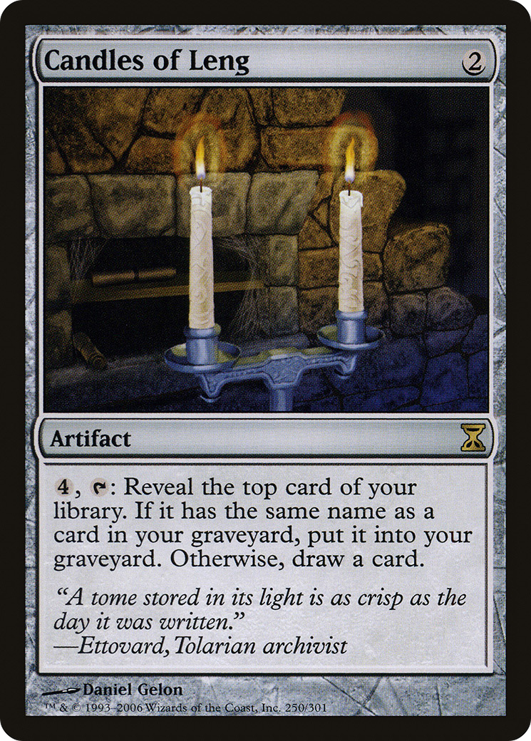Image of Candles of Leng (TSP-250) - Time Spiral Foil