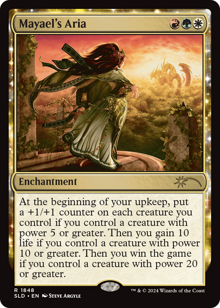 Image of Mayael's Aria (SLD-1848) - Secret Lair Drop: (enchantment)