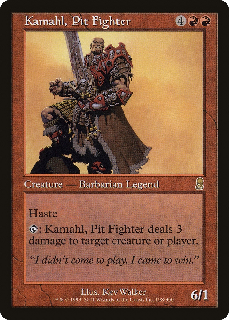 Image of Kamahl, Pit Fighter (ODY-198) - Odyssey
