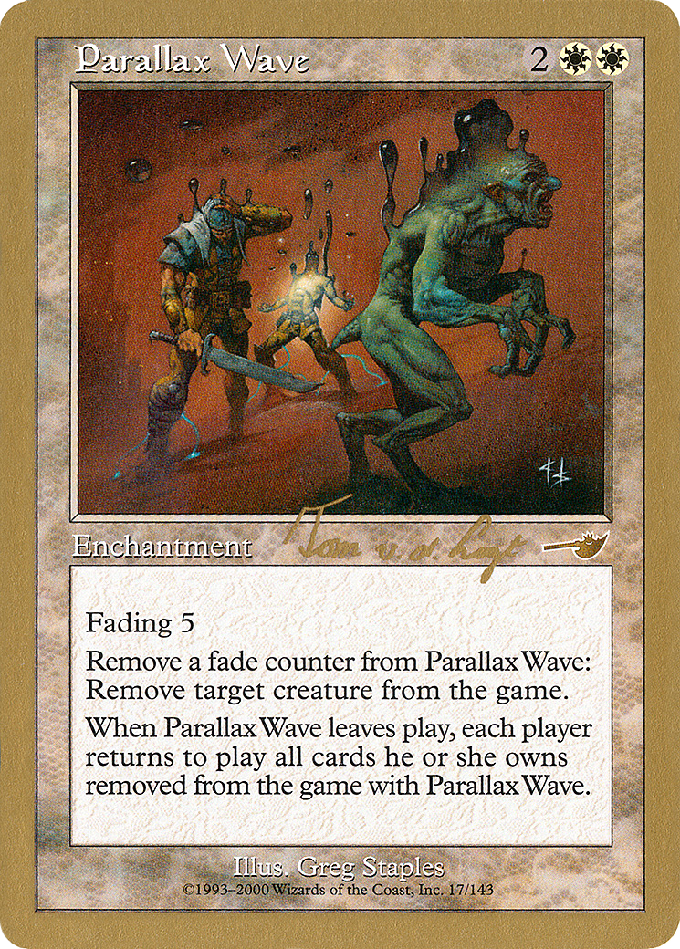 Image of Parallax Wave - 2000 Tom van de Logt (NMS) (WCD-) - World Championship Decks 2000