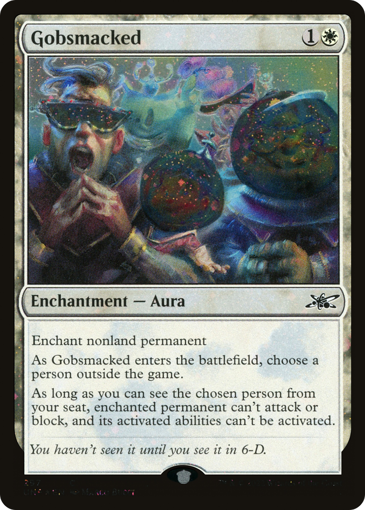 Image of Gobsmacked (Galaxy Foil) (UNF-297) - Unfinity Foil