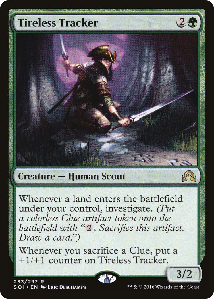 Image of Tireless Tracker (SOI-233) - Shadows over Innistrad
