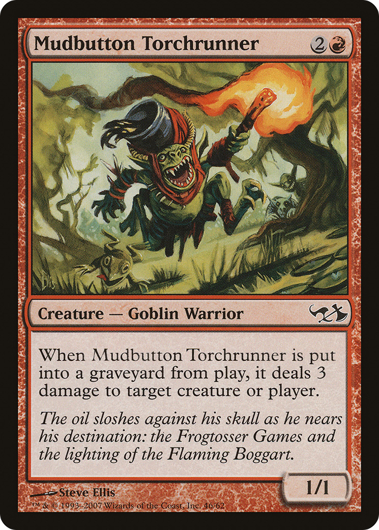 Image of Mudbutton Torchrunner (EVG-046) - Duel Decks: Elves vs. Goblins
