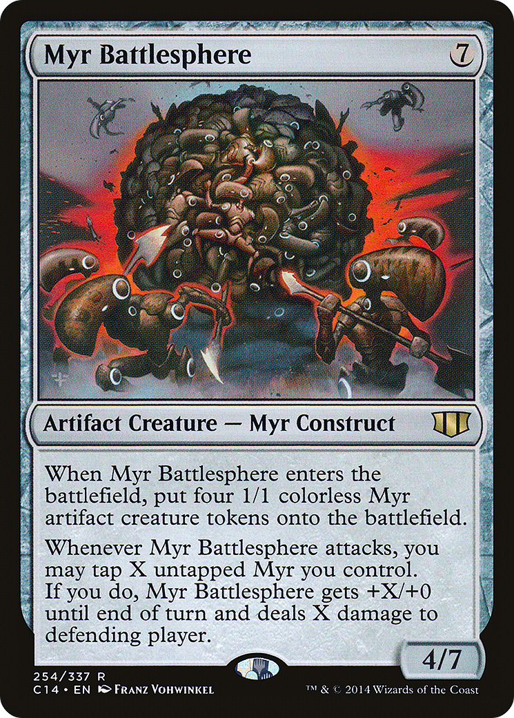 Image of Myr Battlesphere (C14-254) - Commander 2014