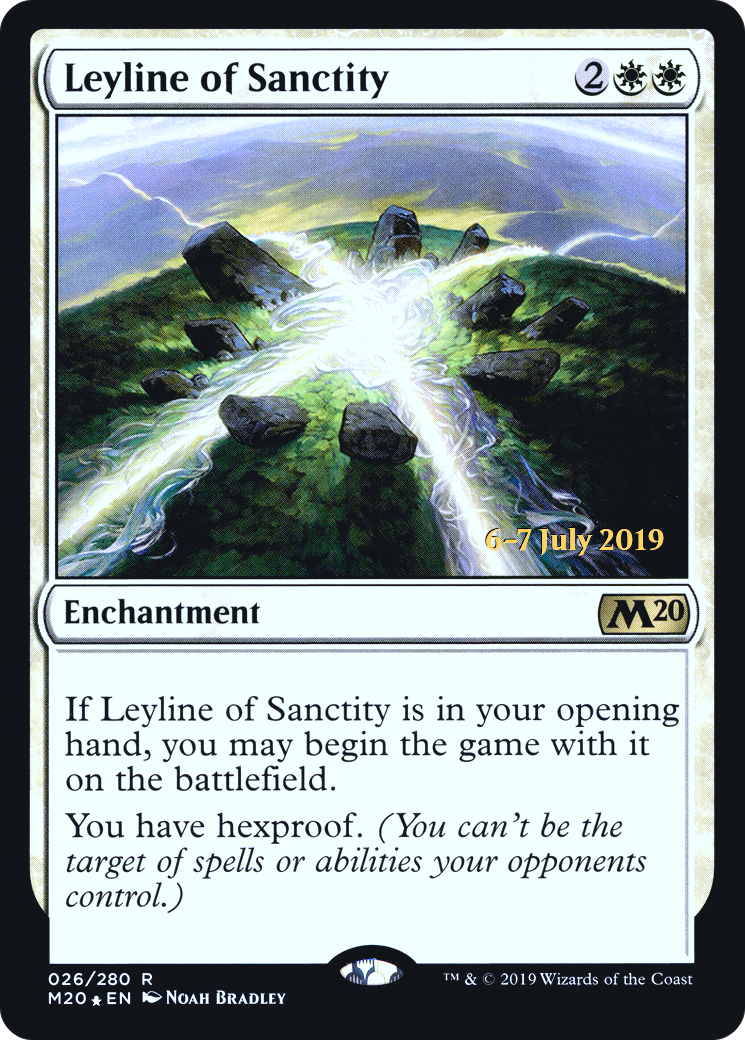 Image of Leyline of Sanctity (PRE-026) - Core Set 2020 Promos Foil