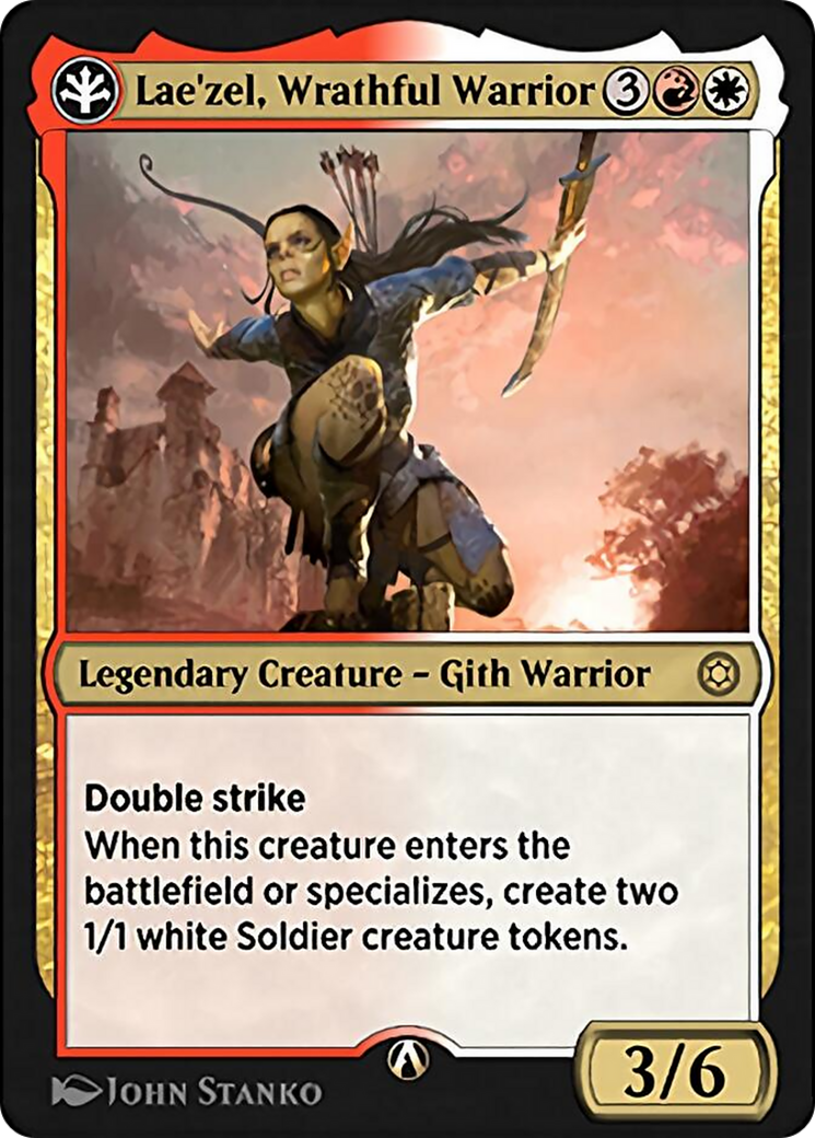 Image of Lae'zel, Wrathful Warrior (HBG-02R) - Alchemy Horizons: Baldur's Gate