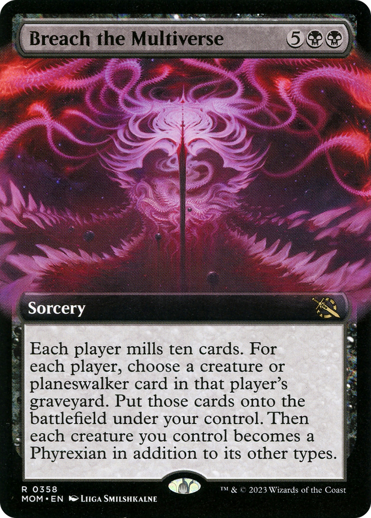 Image of Breach the Multiverse (Extended Art) (MOM-358) - March of the Machine: (Extended Art)