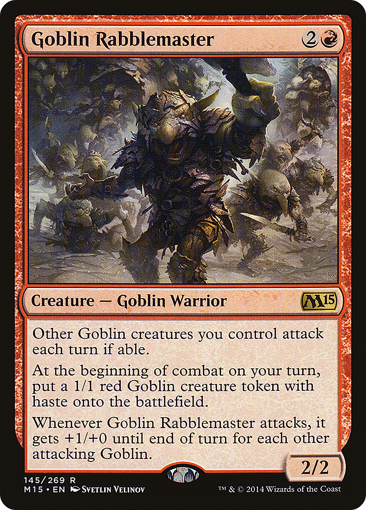 Image of Goblin Rabblemaster (M15-145) - Magic 2015 Foil