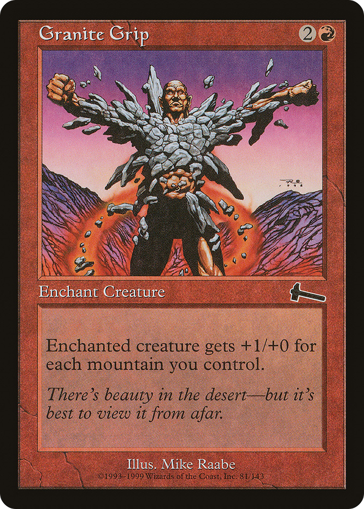 Image of Granite Grip (ULG-081) - Urza's Legacy Foil