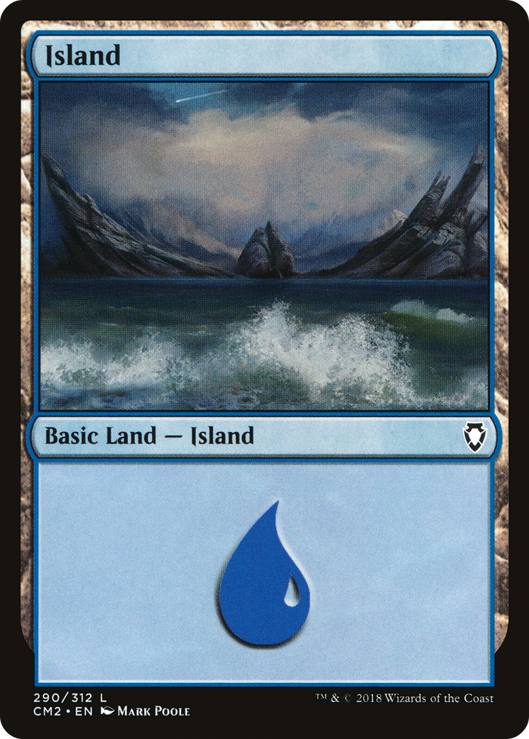 Image of Island (290) (CM2-290) - Commander Anthology Volume II