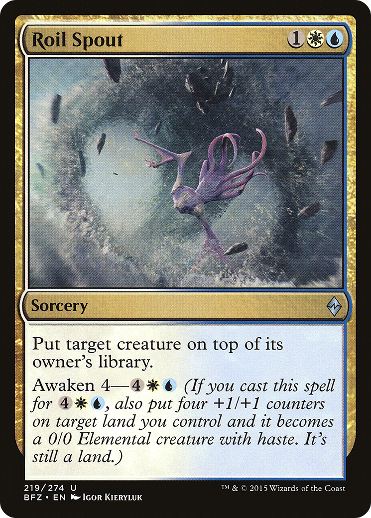 Image of Roil Spout (BFZ-219) - Battle for Zendikar