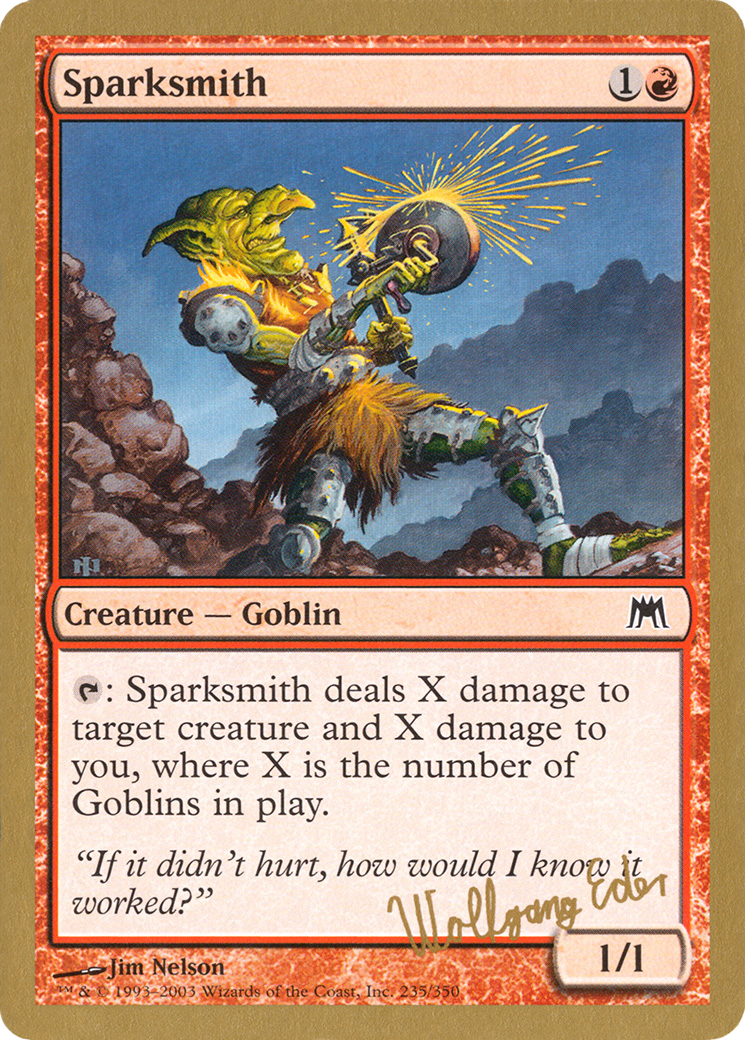 Image of Sparksmith - 2003 Wolfgang Eder (ONS) (WCD-) - World Championship Decks 2003