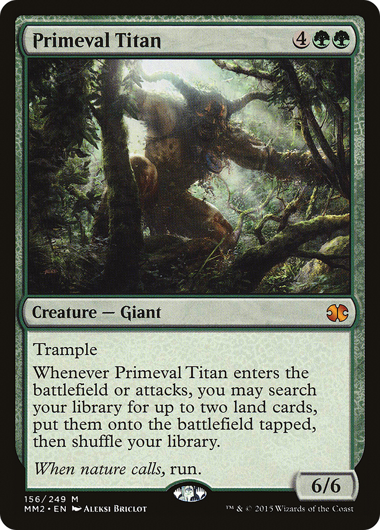 Image of Primeval Titan (MM2-156) - Modern Masters 2015