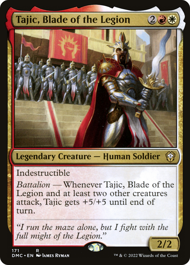 Image of Tajic, Blade of the Legion (DMC-171) - Dominaria United Commander