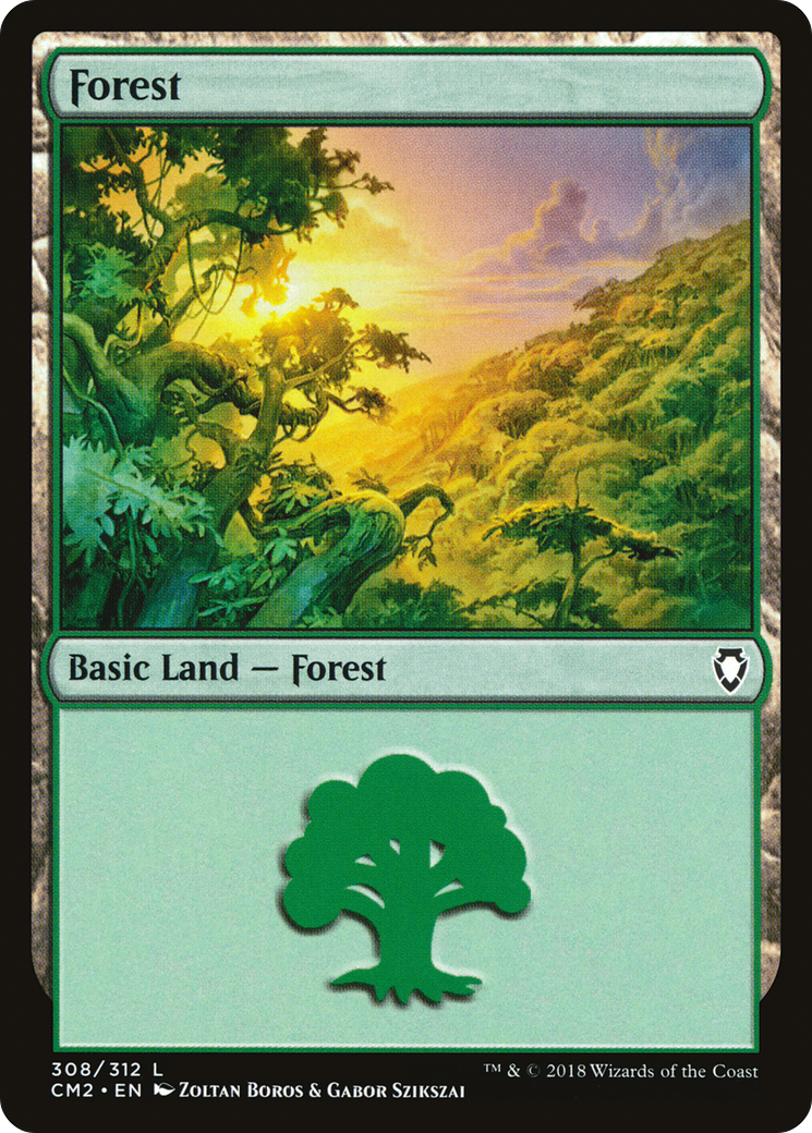 Image of Forest (308) (CM2-308) - Commander Anthology Volume II