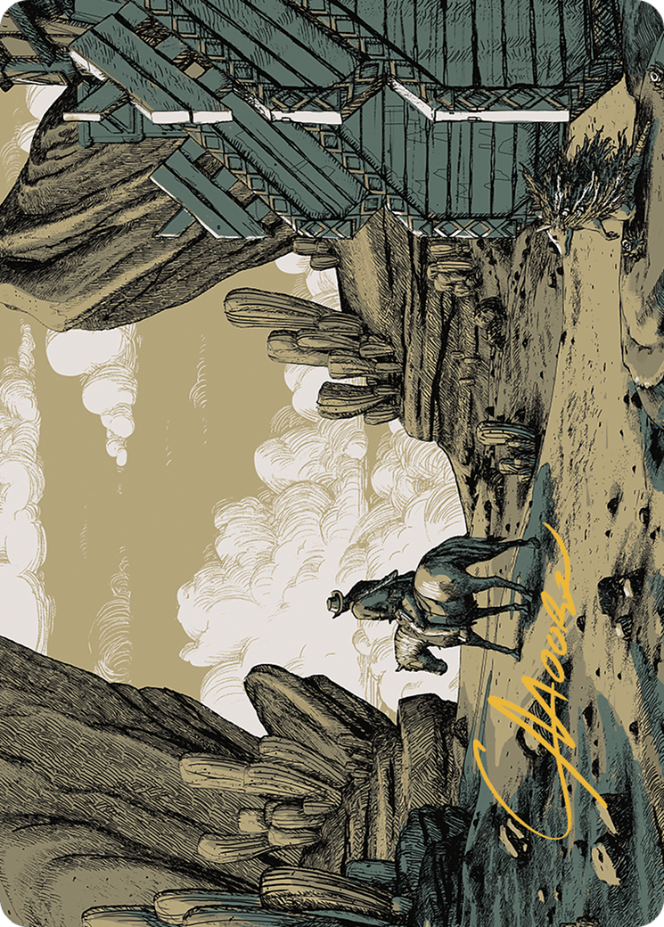 Image of Path to Exile // Path to Exile (AOTJ-037) - Outlaws of Thunder Junction Art Series (Borderless)