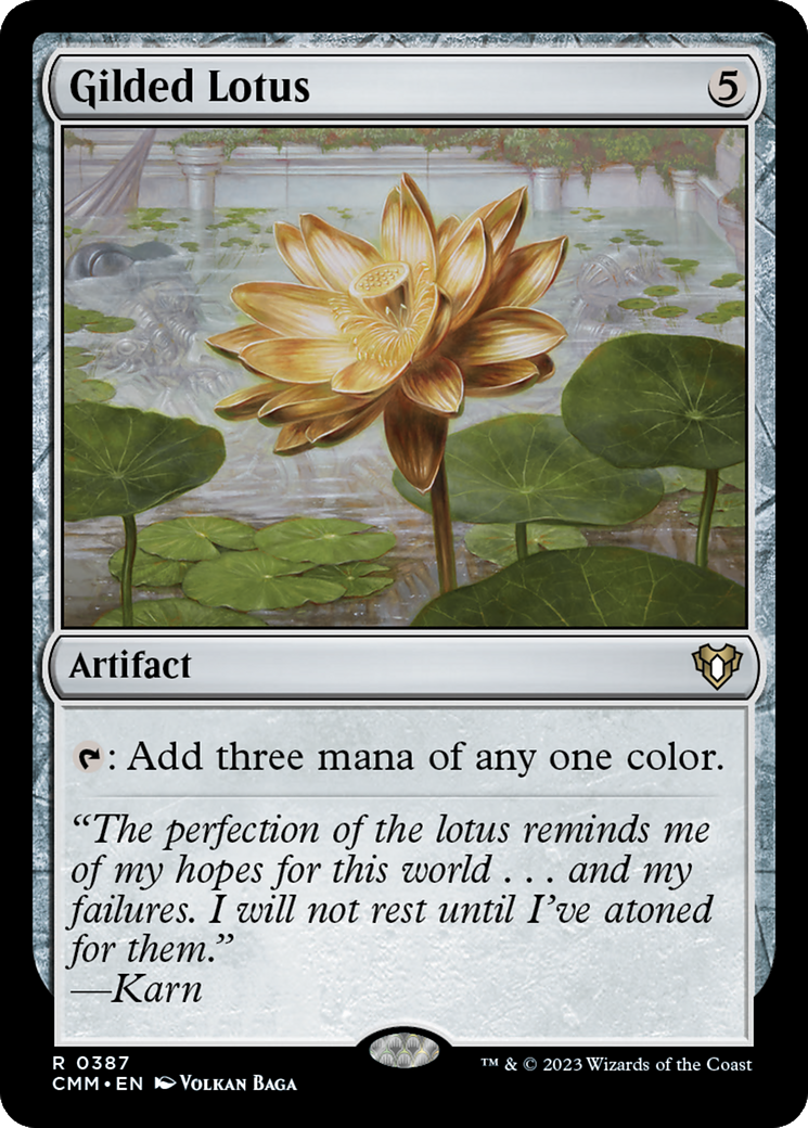 Image of Gilded Lotus (CMM-387) - Commander Masters Foil