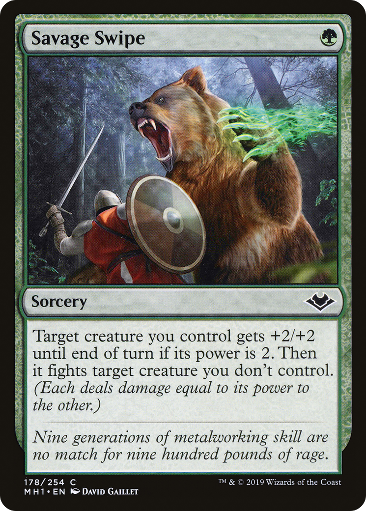 Image of Savage Swipe (MH1-178) - Modern Horizons Foil
