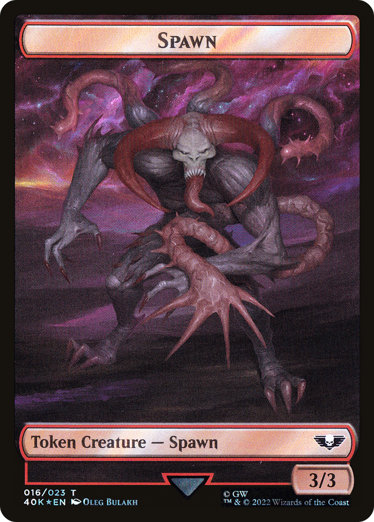 Image of Spawn (T40K-16★) - Warhammer 40,000 Tokens Foil