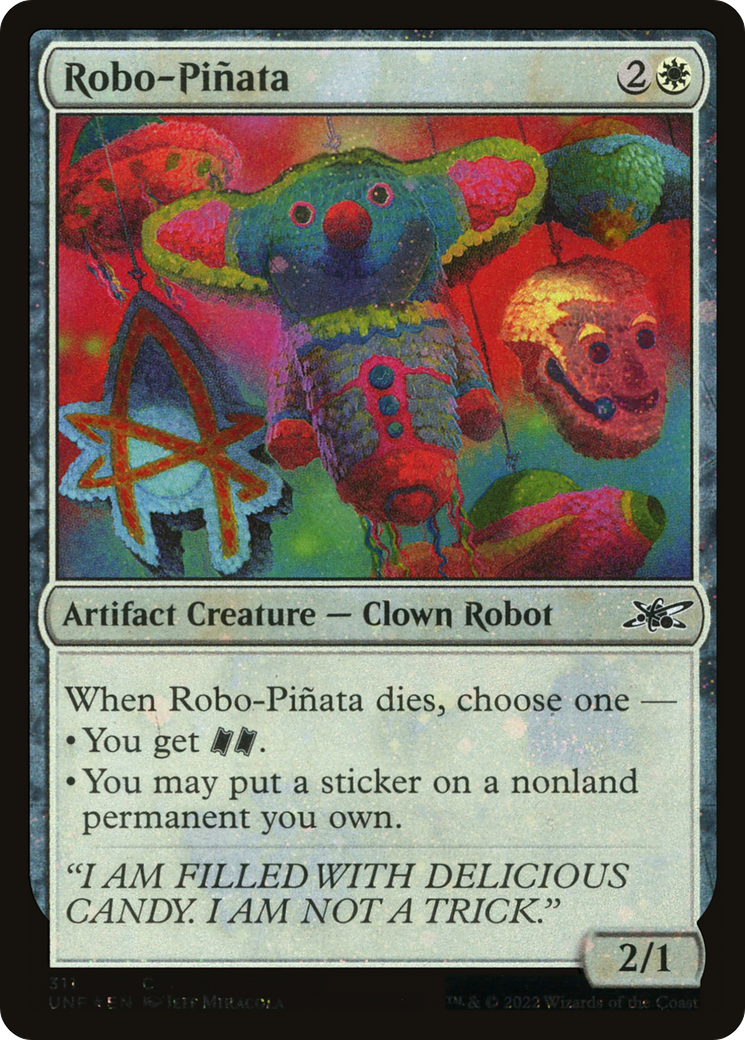 Image of Robo-Pinata (Galaxy Foil) (UNF-311) - Unfinity Foil