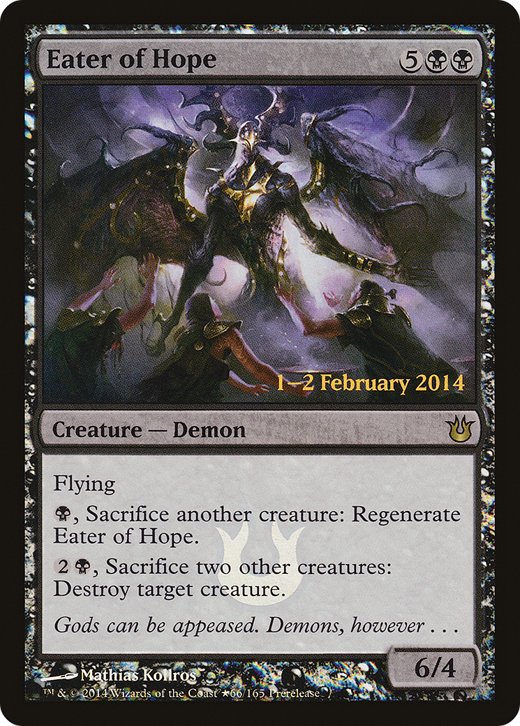 Image of Eater of Hope (PRE-066) - Born of the Gods Promos Foil
