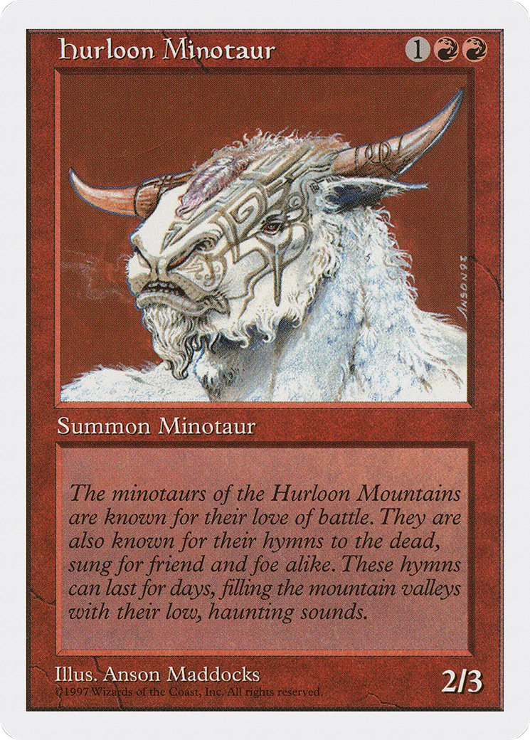 Image of Hurloon Minotaur (5ED-) - Fifth Edition