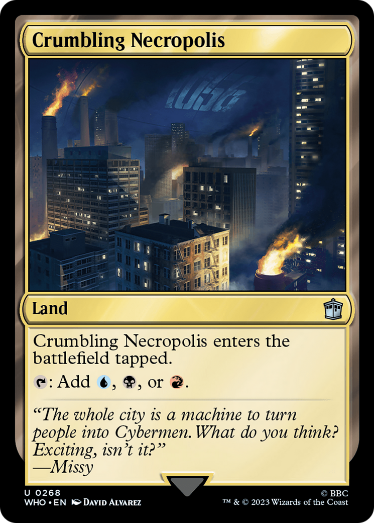 Image of Crumbling Necropolis (WHO-268) - Doctor Who Foil