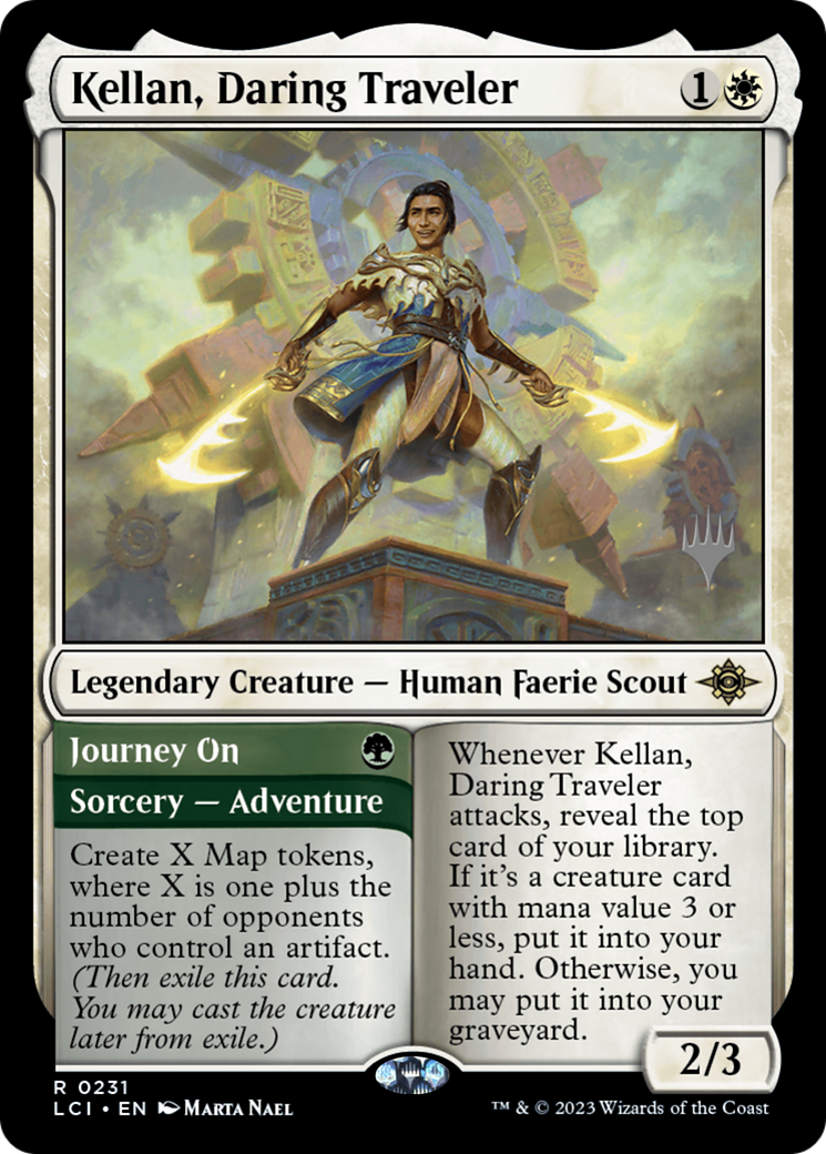 Image of Kellan, Daring Traveler (PPLCI-231) - The Lost Caverns of Ixalan Promos Foil