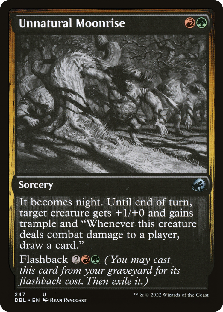 Image of Unnatural Moonrise (DBL-247) - Innistrad: Double Feature