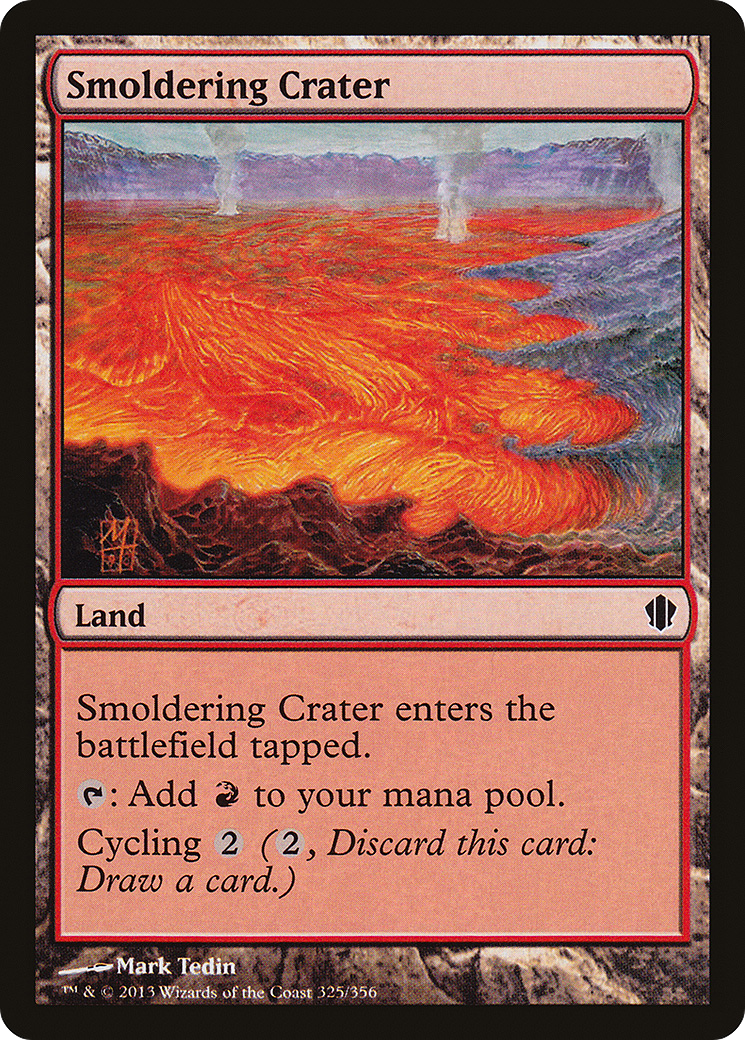 Image of Smoldering Crater (C13-325) - Commander 2013