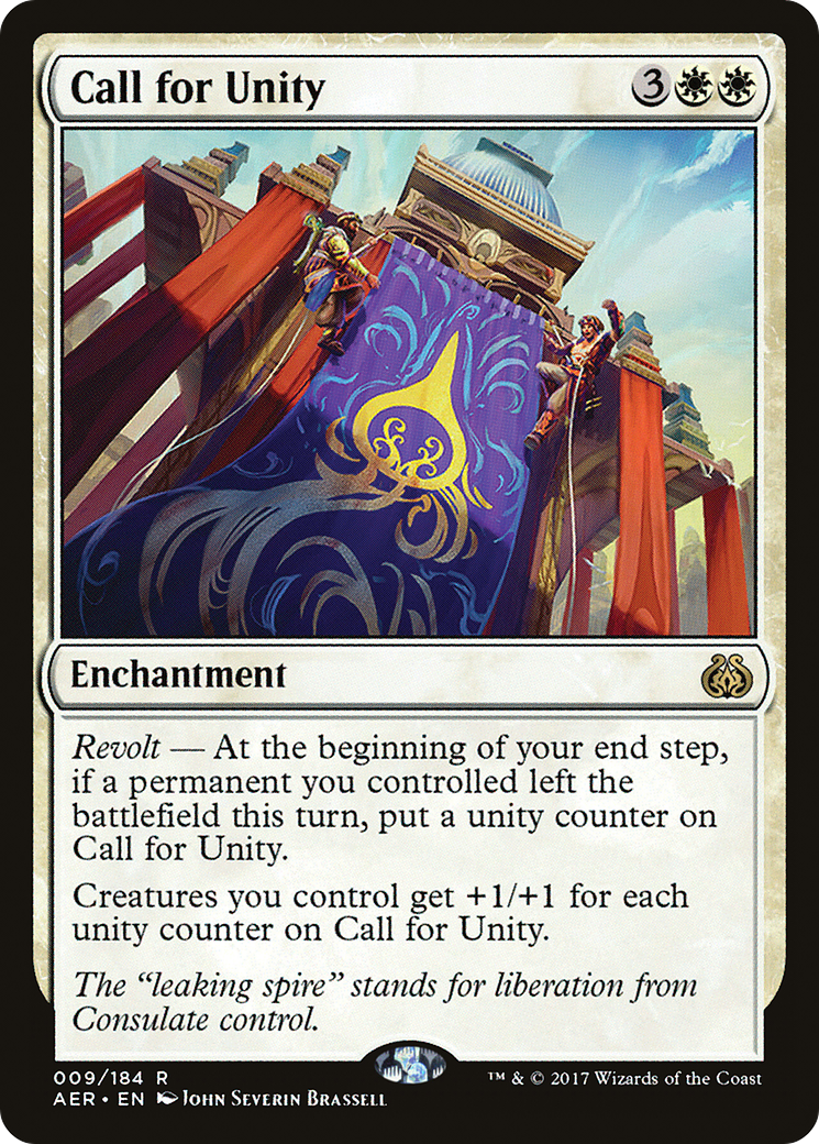 Image of Call for Unity (AER-009) - Aether Revolt