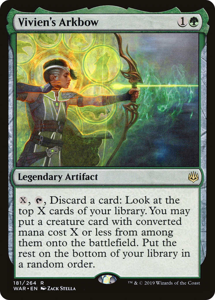 Image of Vivien's Arkbow (WAR-181) - War of the Spark Foil
