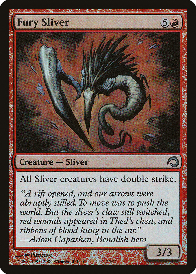 Image of Fury Sliver (PDS-025) - Premium Deck Series: Slivers Foil