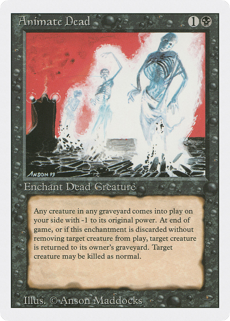 Image of Animate Dead (3ED-) - Revised Edition