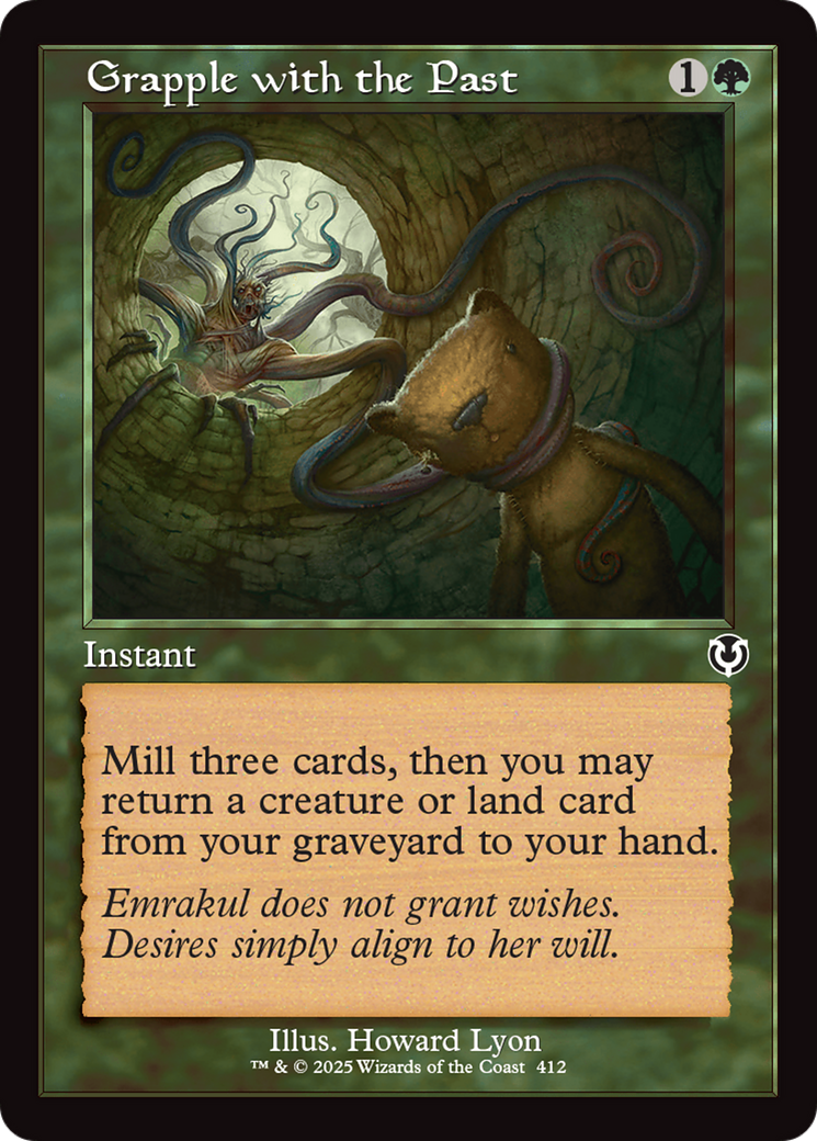 Image of Grapple with the Past (Retro Frame) (INR-412) - Innistrad Remastered Foil