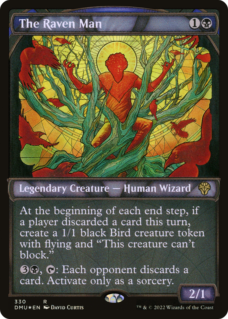 Image of The Raven Man (Textured Foil) (DMU-330) - Dominaria United: (Showcase) Foil