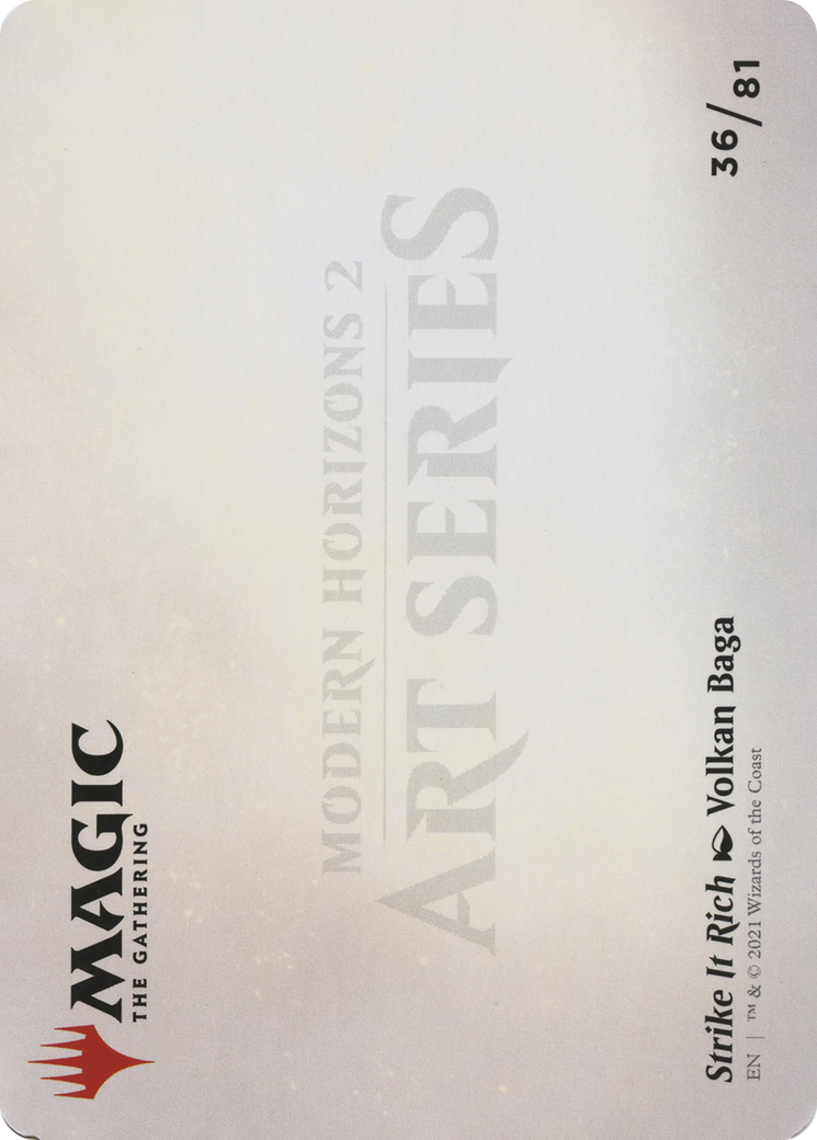 Image of Strike It Rich // Strike It Rich (AMH2-036) - Modern Horizons 2 Art Series (Borderless)