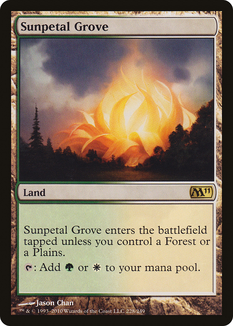 Image of Sunpetal Grove (M11-228) - Magic 2011 Foil