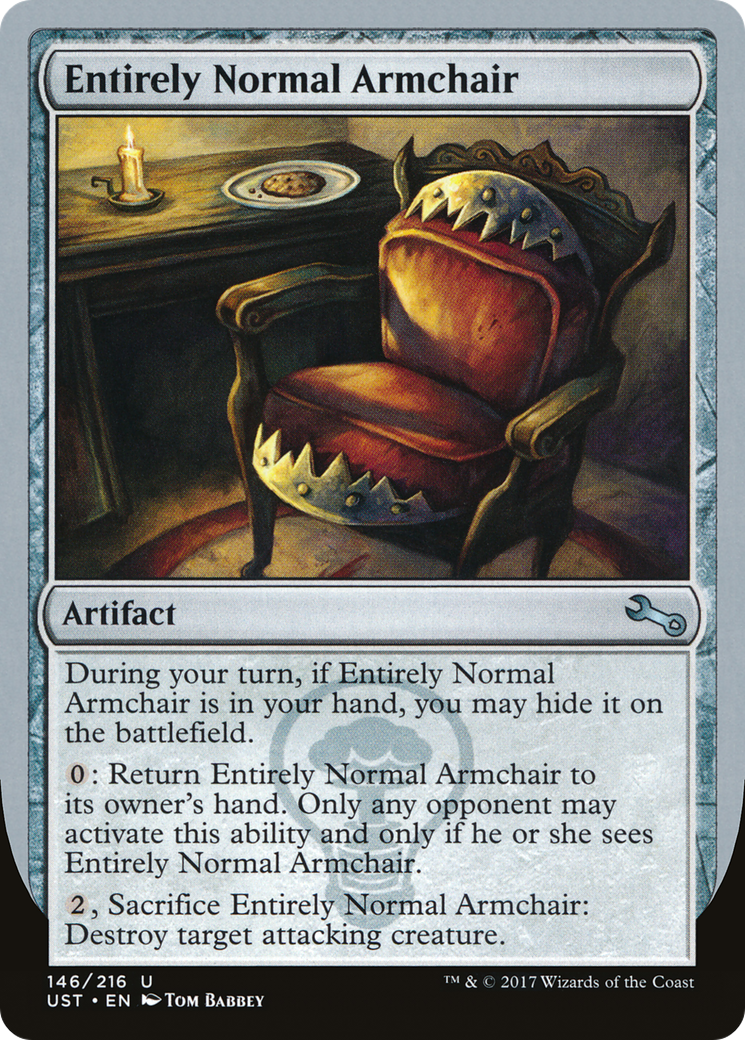Image of Entirely Normal Armchair (UST-146) - Unstable Foil