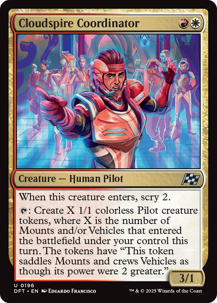 Image of Cloudspire Coordinator (DFT-196) - Aetherdrift Foil