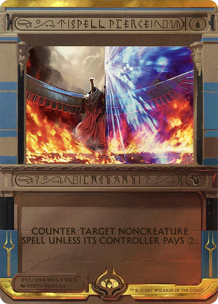 Image of Spell Pierce (MPS2-017) - Amonkhet Invocations (Borderless) Foil